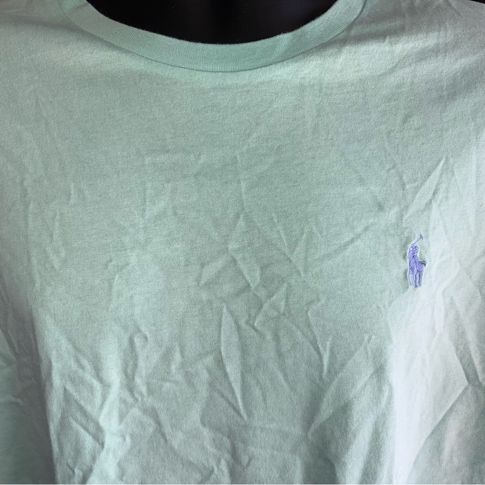 Polo Ralph Lauren Mens Large Blue Polo Shirt Classic Fit